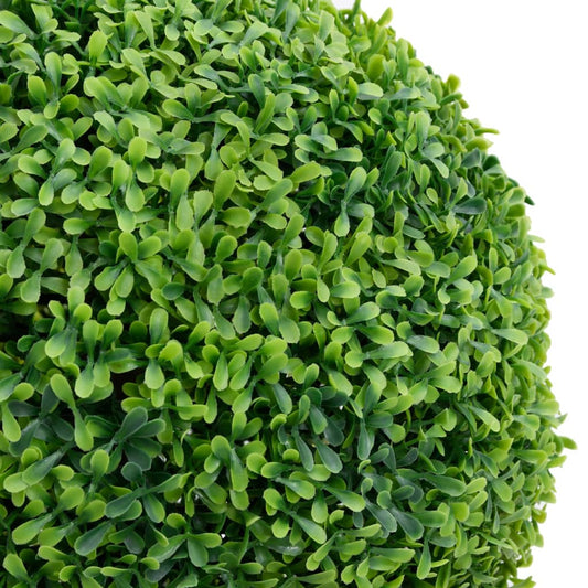 Planta artificial buxo em forma de esfera com vaso 50 cm verde