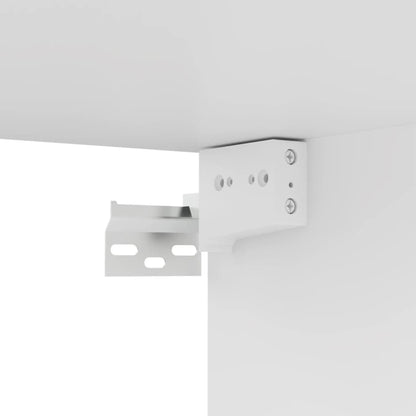 Móveis de TV de contraplacado branco, 4 pcs