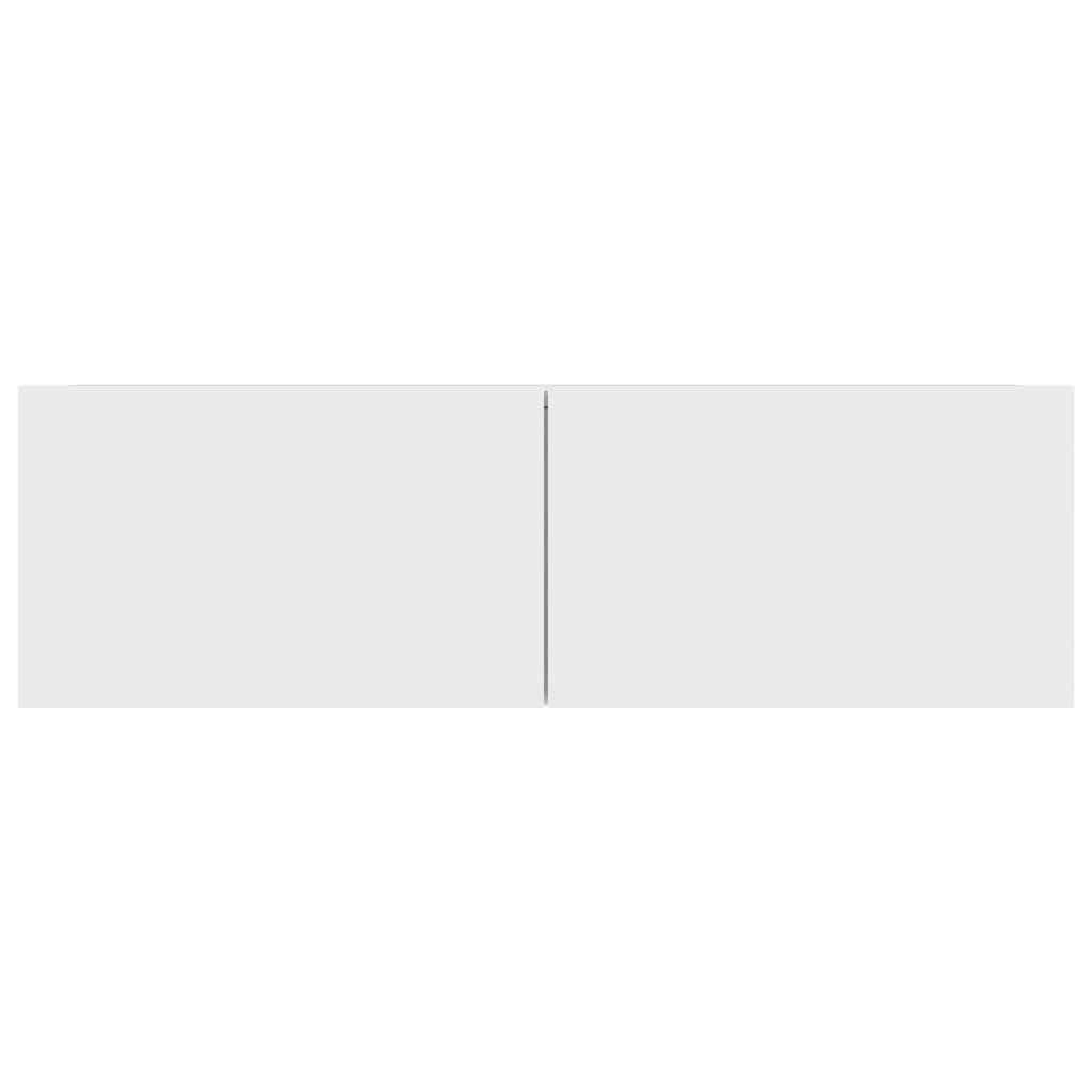 Móveis de TV de contraplacado branco, 4 pcs