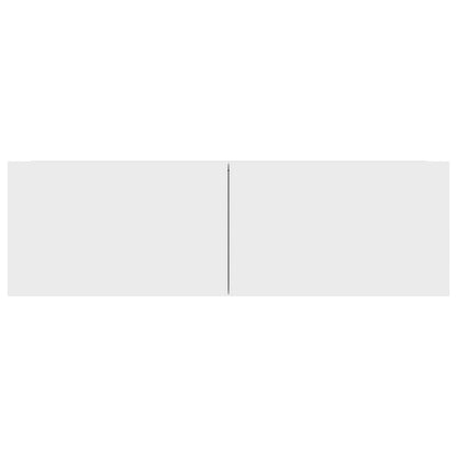 Móveis de TV de contraplacado branco, 4 pcs