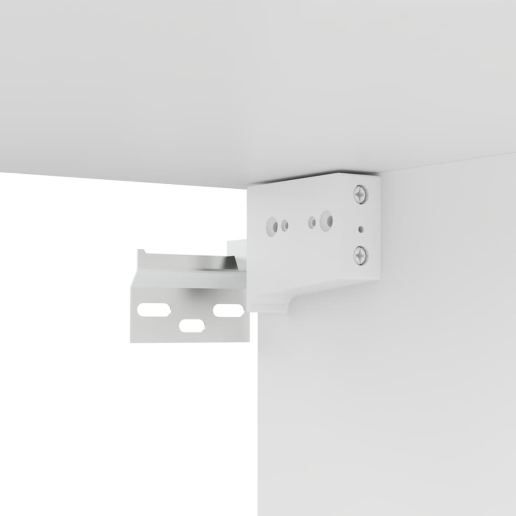 Móveis de TV de contraplacado branco, 4 pcs