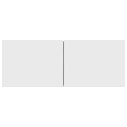 Móveis de TV de madeira branco, 3 pcs