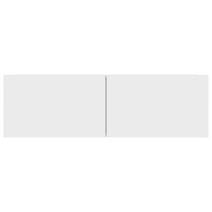 Móveis de TV de madeira branco, 3 pcs