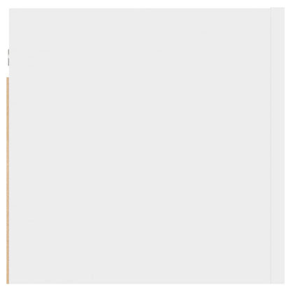 Mesas de cabeceira 2 pcs 30,5x30x30 cm derivados madeira branco