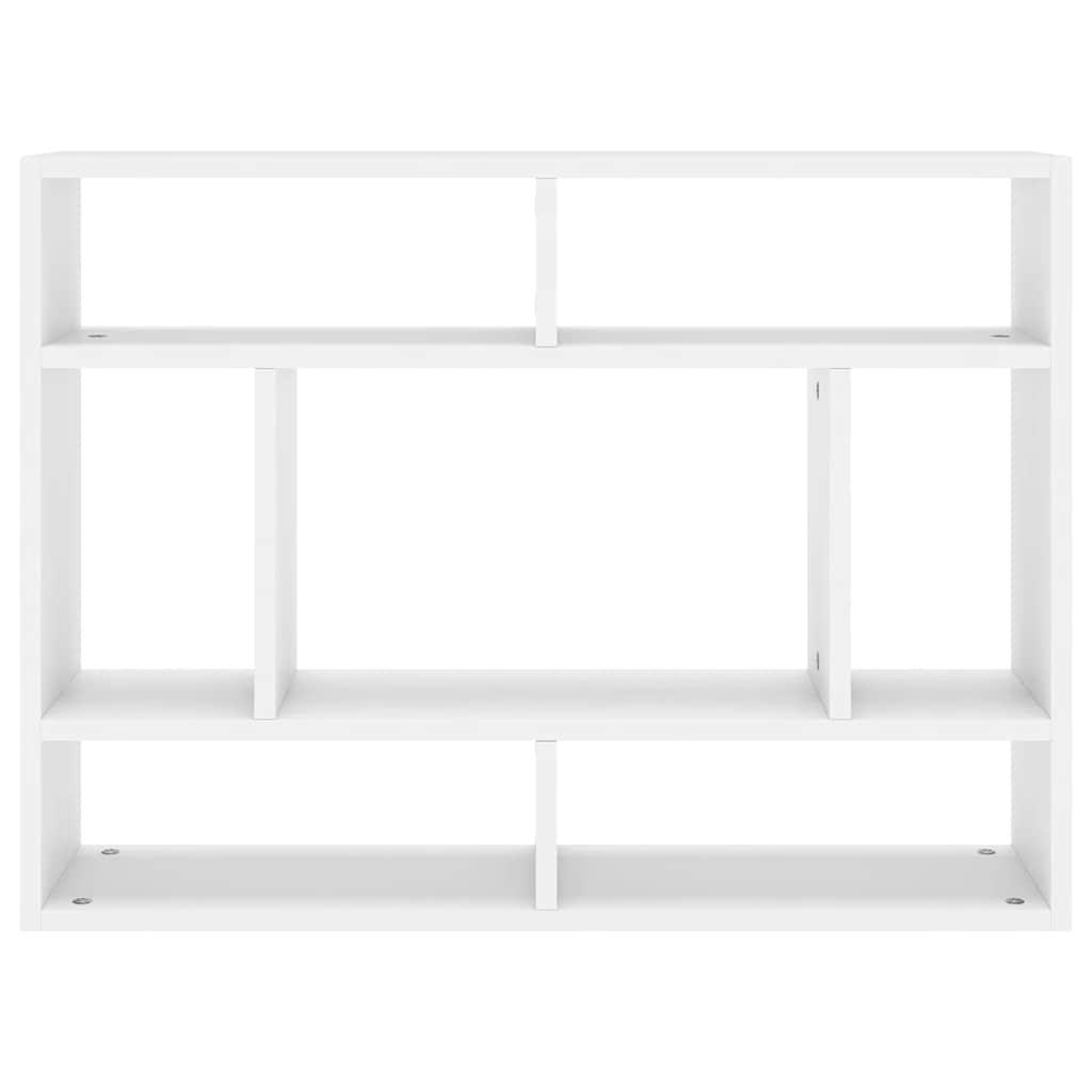 Estante de parede 75x16x55 cm contraplacado branco