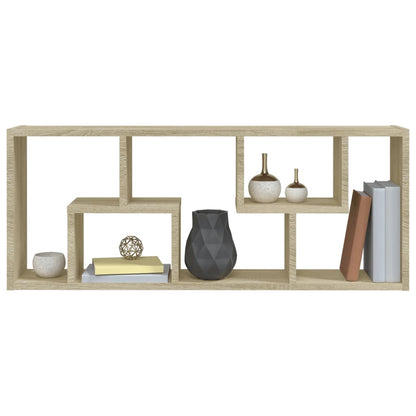 Estante de parede 36x16x90 cm derivados madeira carvalho sonoma