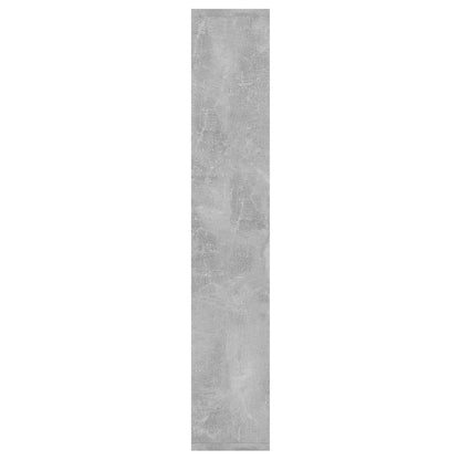 Estante de parede 36x16x90cm derivados madeira cinzento cimento