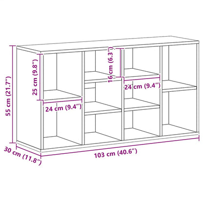 Sapateira 103x30x55 cm contraplacado preto