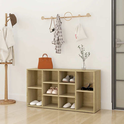 Sapateira 103x30x55 cm contraplacado carvalho sonoma