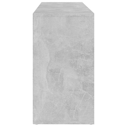 Sapateira 103x30x55 cm contraplacado cinzento cimento