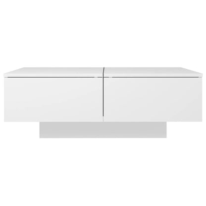 Mesa de centro 90x60x31 cm contraplacado branco