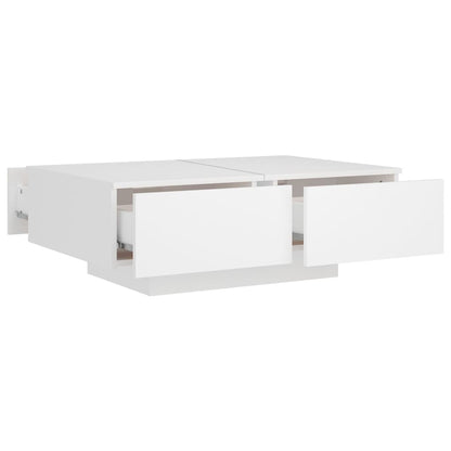 Mesa de centro 90x60x31 cm contraplacado branco