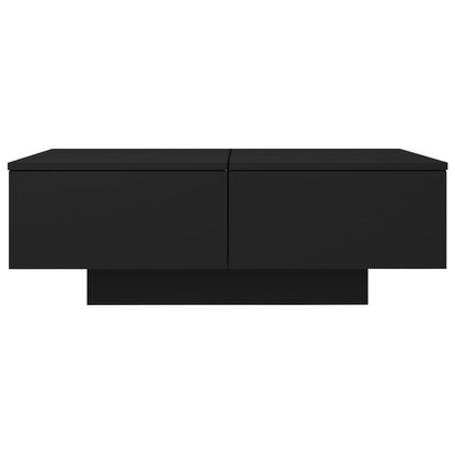 Mesa de centro 90x60x31 cm contraplacado preto