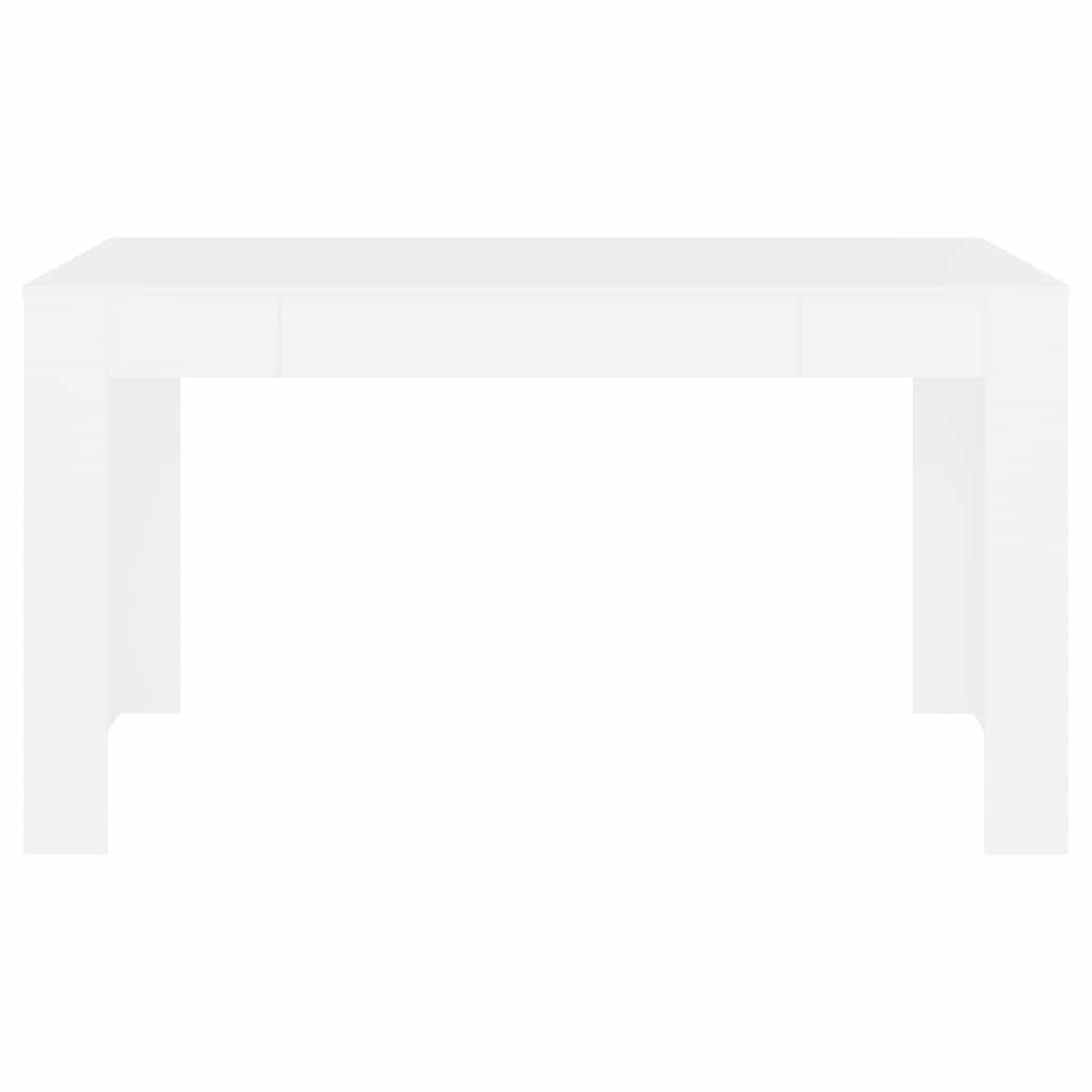 Mesa de jantar 140x74,5x76 cm derivados madeira branco