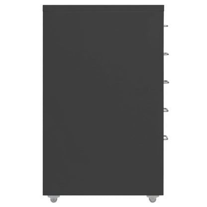 Arquivador móvel 28x41x69 cm metal antracite