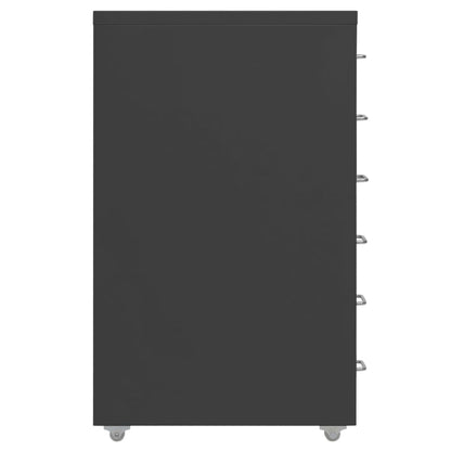 Arquivador móvel 28x41x69 cm metal antracite
