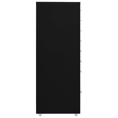 Arquivador móvel 28x41x109 cm metal preto