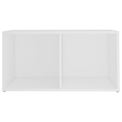 Móveis de TV derivados de madeira branco, 2 pcs