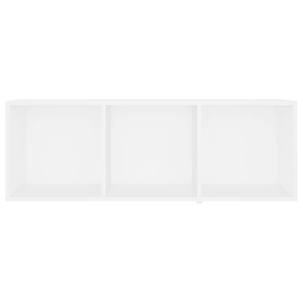Móveis de TV contraplacado branco, 3 pcs