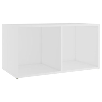 Conjunto de móveis para TV contraplacado branco, 3 pcs
