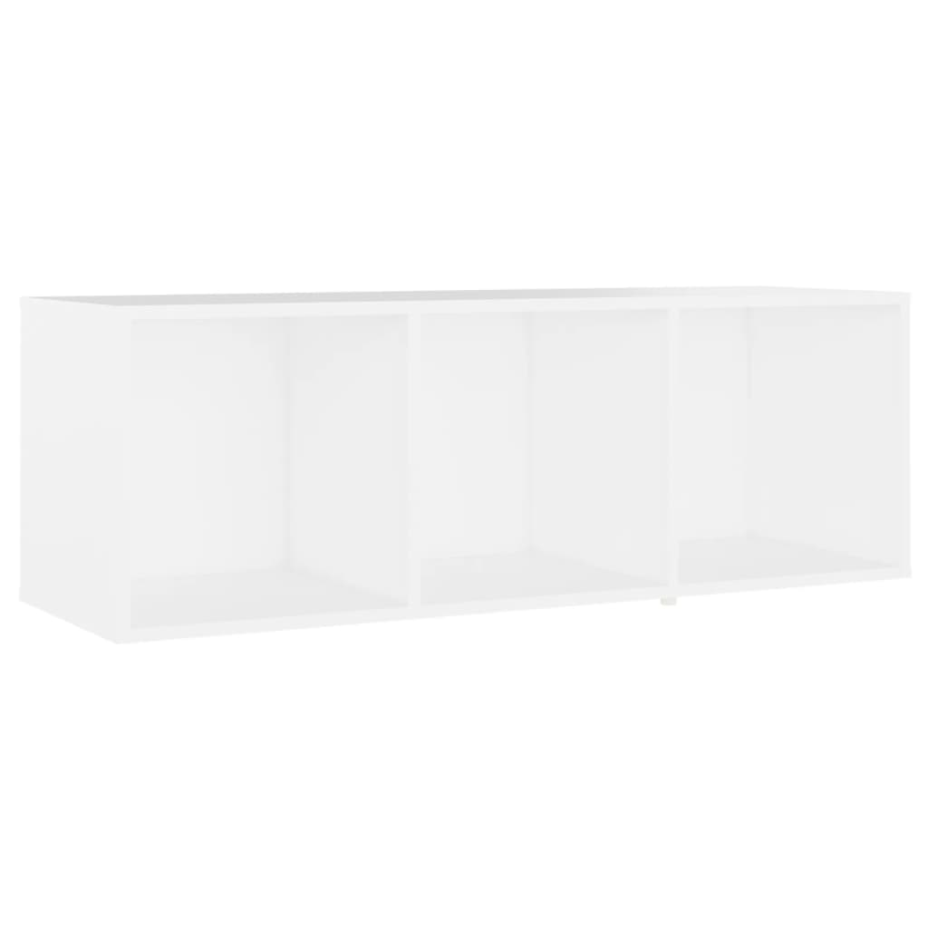 Conjunto de móveis para TV contraplacado branco, 3 pcs