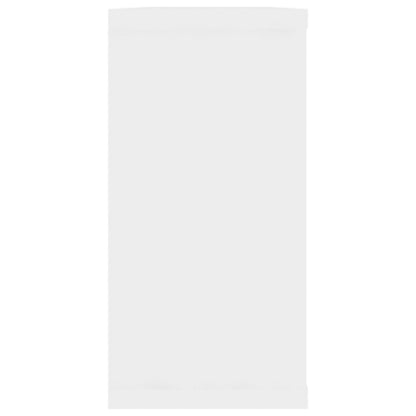 Prateleiras parede forma cubo 4pcs deriv. madeira 100x15x30 cm