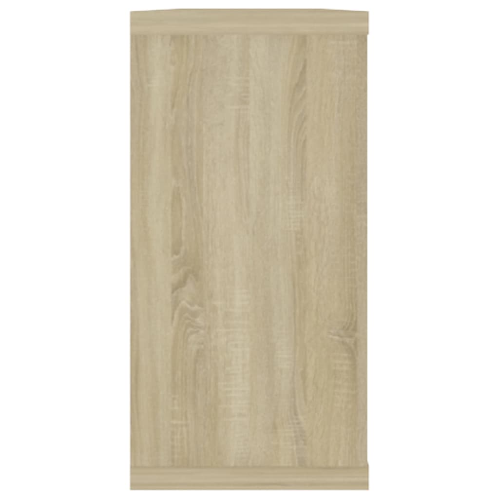 Estantes parede cúbicas 2pcs derivados madeira carvalho sonoma