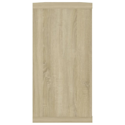 Estantes parede cúbicas 4pcs derivados madeira carvalho sonoma