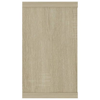 Estantes parede cúbicas 2pcs derivados madeira carvalho sonoma