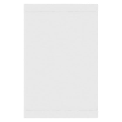 Prateleiras parede forma de cubo 2 pcs derivados madeira branco