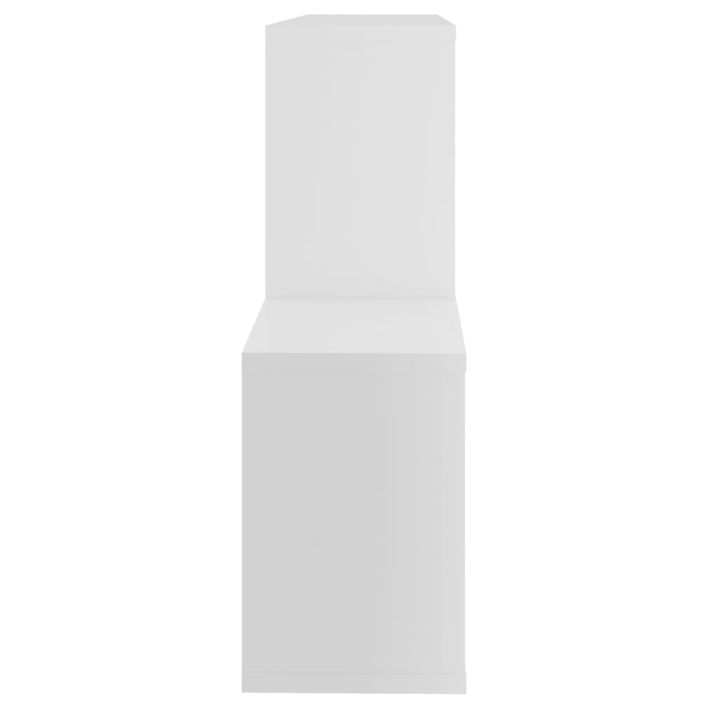 Estante de parede 100x18x53 cm derivados de madeira branco