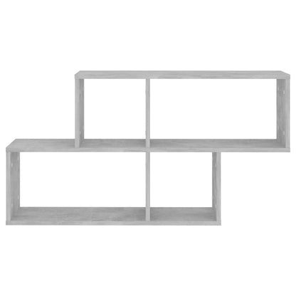 Estante de parede 100x18x53 cm deriv. madeira cinzento cimento