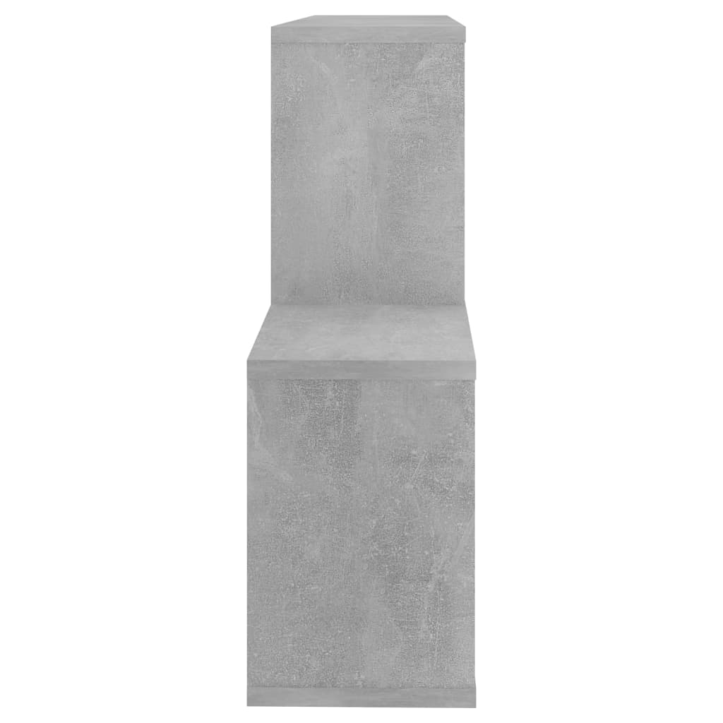 Estante de parede 100x18x53 cm deriv. madeira cinzento cimento