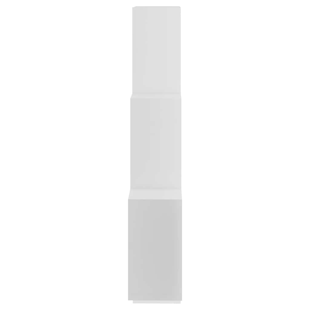 Estante de parede cúbica 78x15x93cm derivados de madeira branco