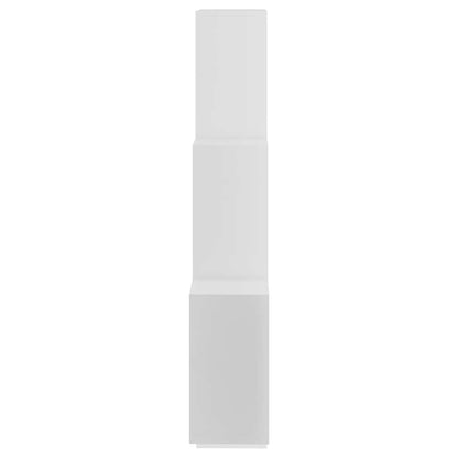 Estante de parede cúbica 78x15x93cm derivados de madeira branco