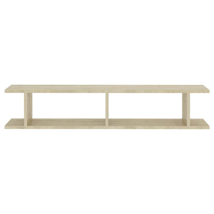Estantes de parede 2 pcs 105x18x20 cm contrapl. carvalho sonoma