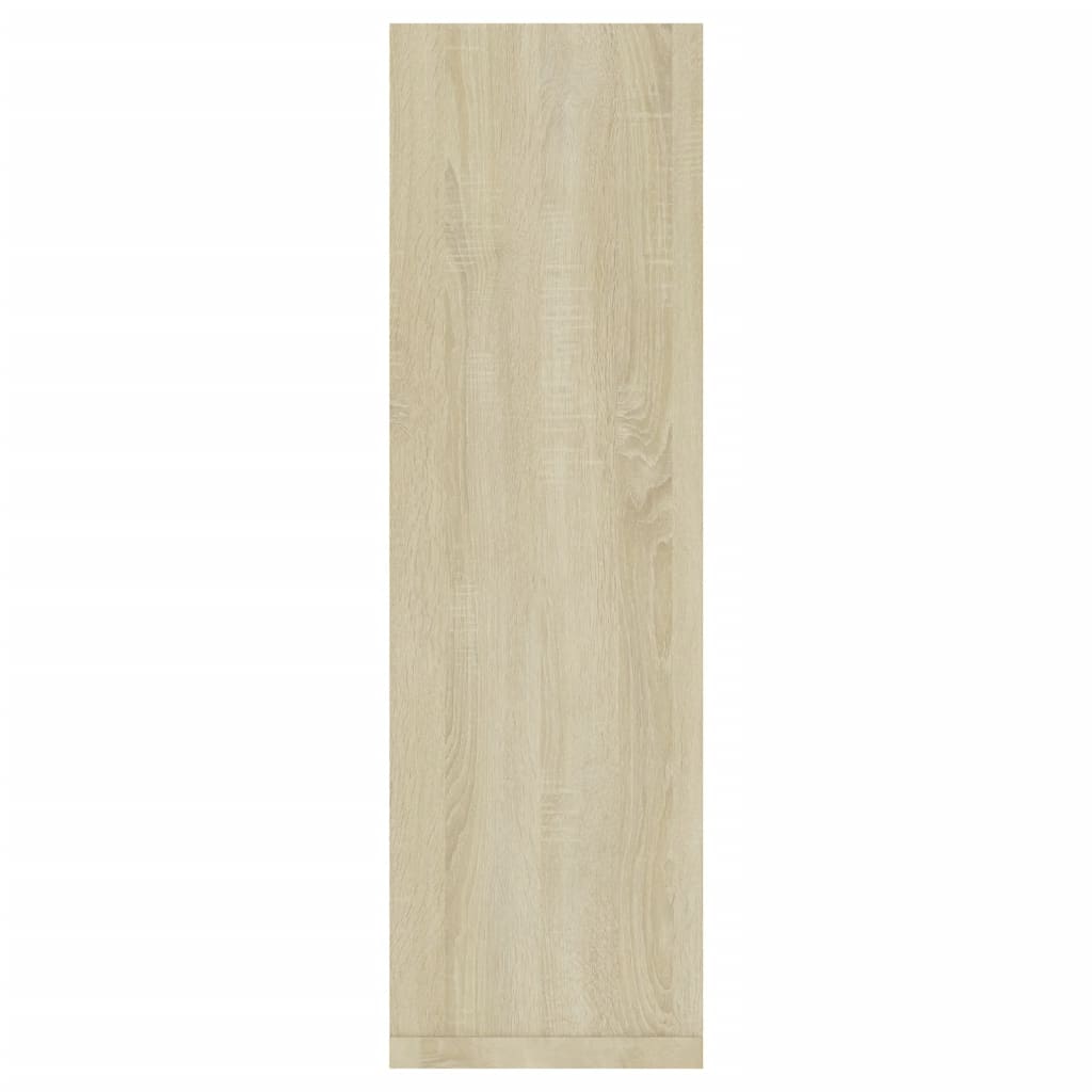 Estantes de parede 2 pcs derivados de madeira carvalho sonoma