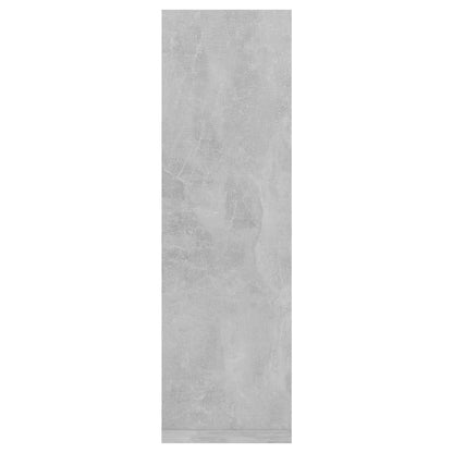 Estantes de parede 2 pcs derivados de madeira cinza cimento