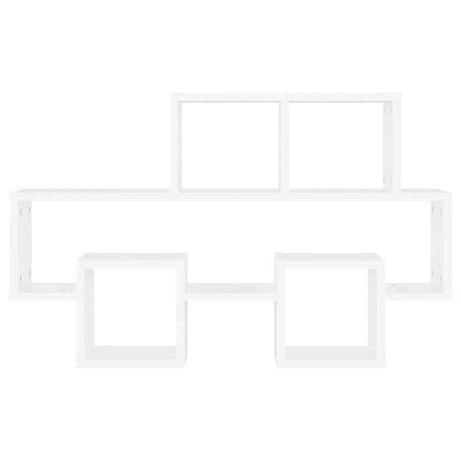 Prateleira parede formato carro derivados de madeira branco