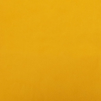 Cadeiras de jantar 2 pcs veludo amarelo