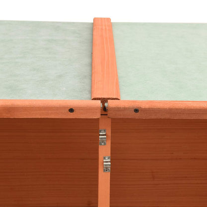 Abrigo p/ ferramentas de jardim 136x75x160 cm abeto maciço