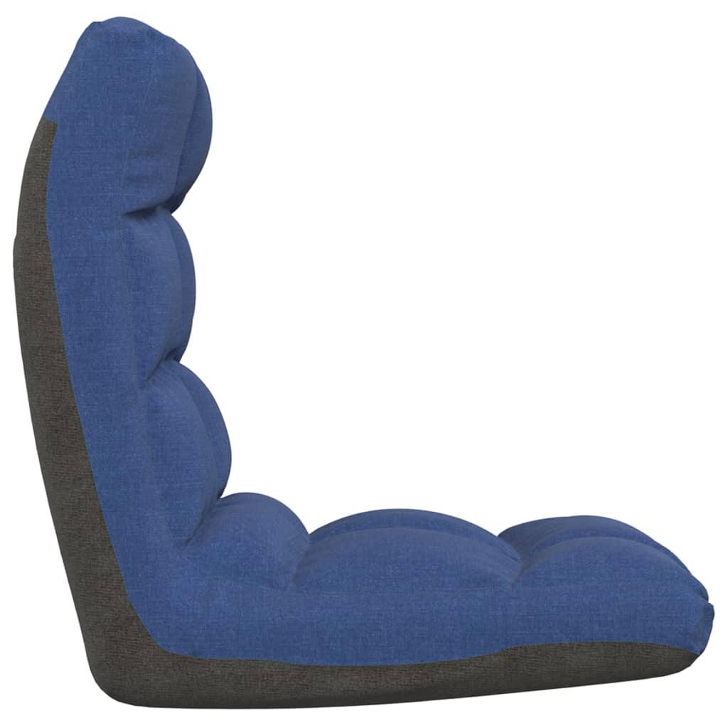 Colchão/cadeira de piso dobrável tecido azul