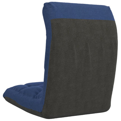 Colchão/cadeira de piso dobrável tecido azul
