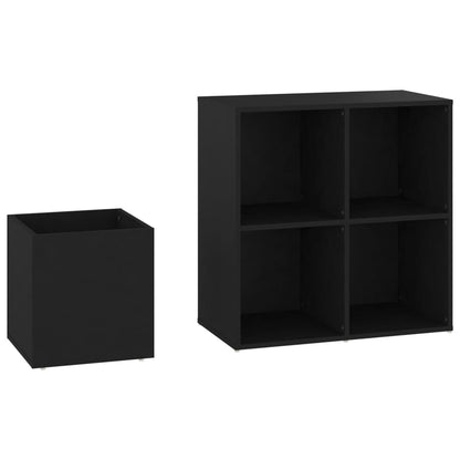 Sapateira de corredor 105x35,5x70 derivados de madeira preto