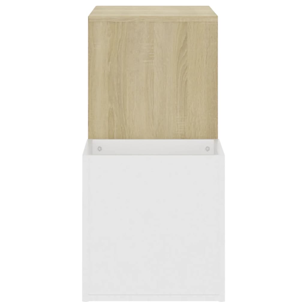 Sapateira corredor derivados de madeira branco/carvalho sonoma