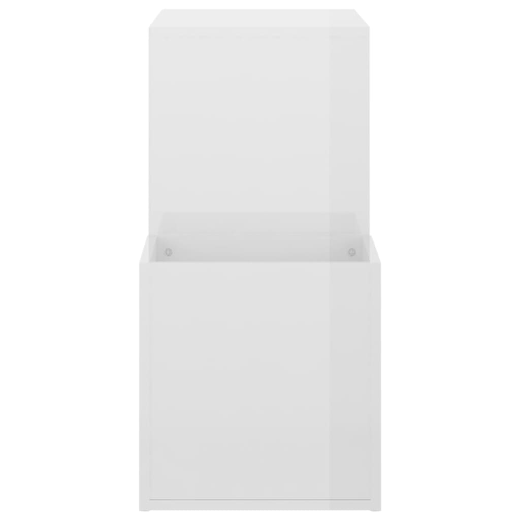 Sapateira corredor derivados de madeira branco brilhante