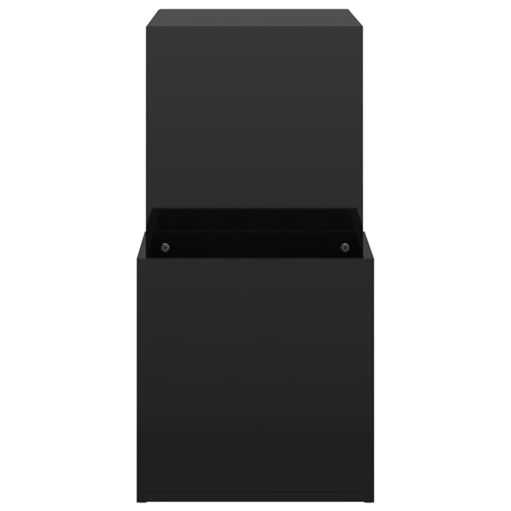 Sapateira corredor derivados de madeira preto brilhante