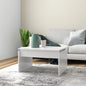 Mesa de centro 68x50x38 cm derivados de madeira branco