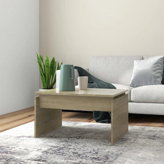 Mesa de centro 68x50x38 cm derivados de madeira carvalho sonoma