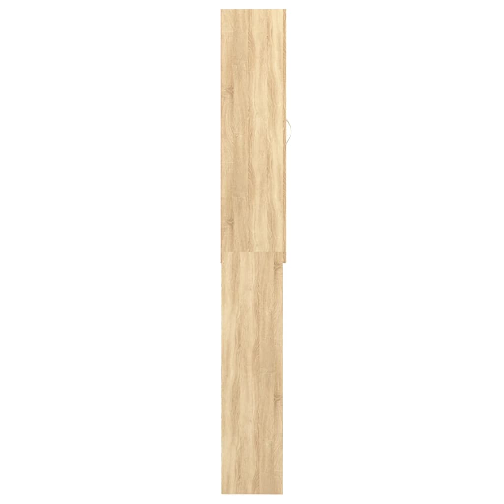 Armário máquina lavar roupa 64x25,5x190 cm carvalho sonoma